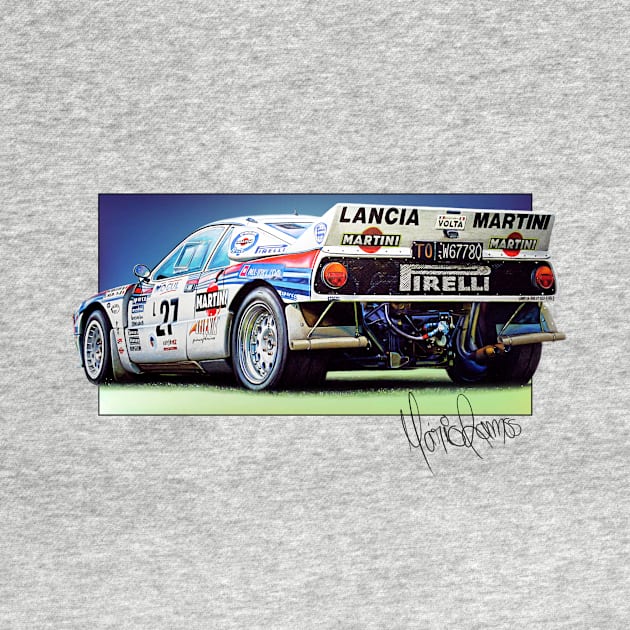 Lancia 037 Group B by Mario Ramos Rally Art